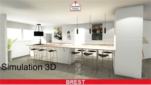 t3 à la vente -   29200  BREST, surface 110 m2 vente t3 - UBI442951721